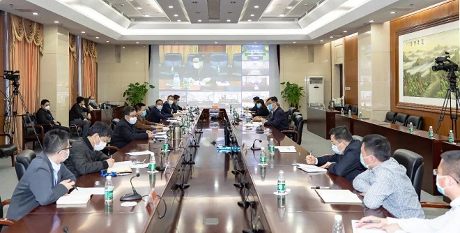 9888拉斯维加斯入口集团召开统筹推进规划建设领域疫情防控和重点工作视频交流会