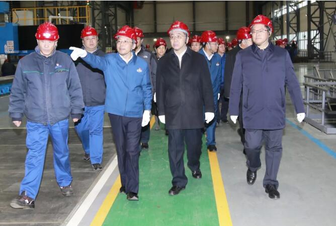 雷凡培、杨金成到渤船集团调研